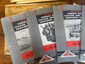 Vintage Interstate Tractor & Heavy Equipment Training Packets, Set Of 4