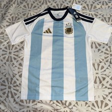 Adidas Argentina Authentic 2026 Jersey KIDS Youth Size M Boys Soccer NEW