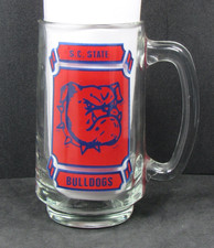 South Carolina S.C. State Go Bulldogs Glass Mug Cup Stein