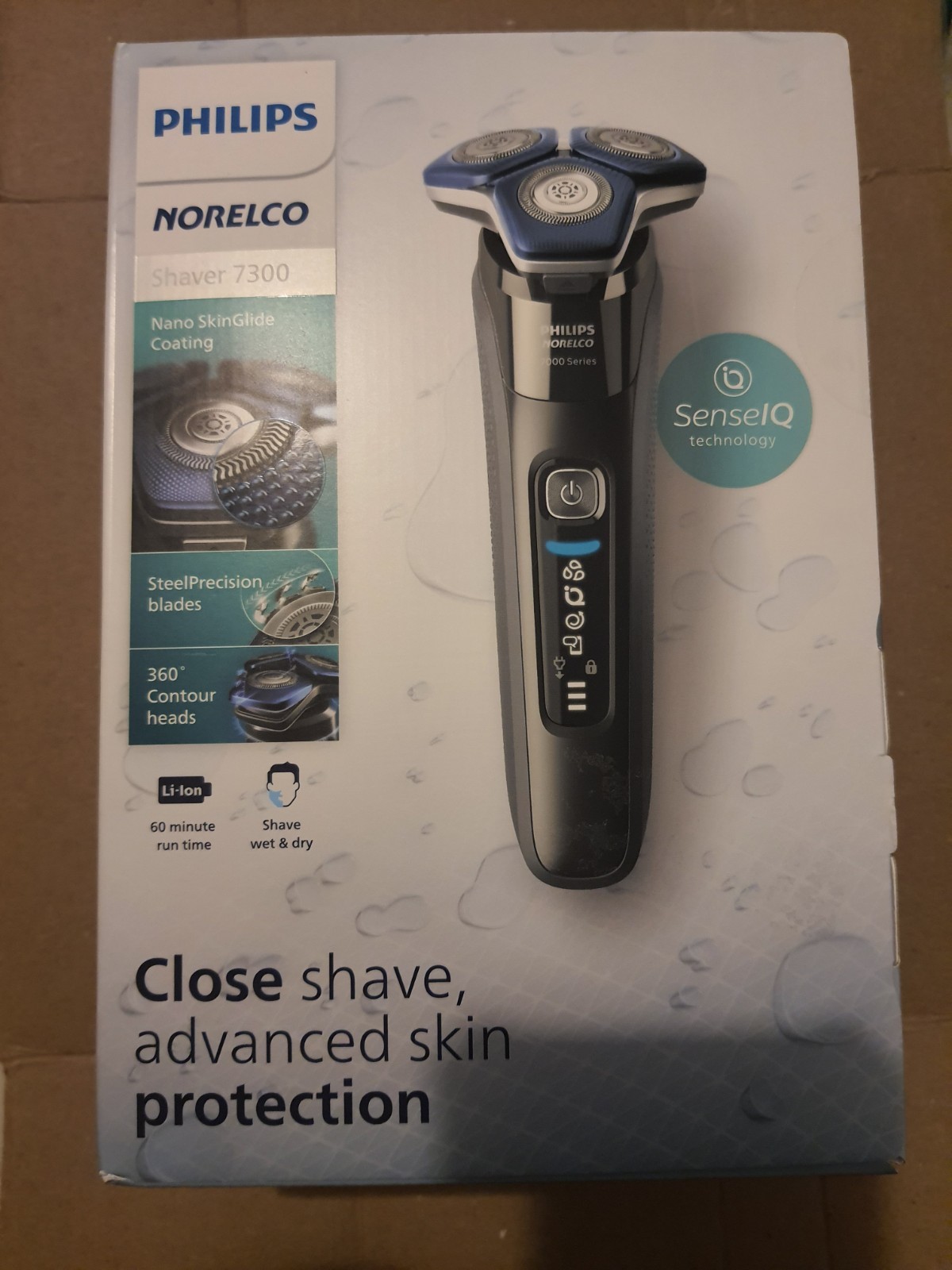 7300 Rechargeable Wet Dry Senseiq S7887/92 New