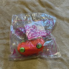 McDonald's Shopkins Cutie Cars 1 Orange Rush Happy Meal Toys New Yellow Wheels