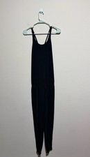 Sweaty Betty Women's Black Activewear Racerback Jogger Jumpsuit Size L