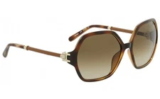 Chloe Sunglasses Havana Frame (CE638SL 214) 57-16-135 New - No Original Case