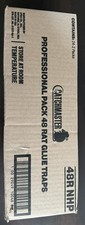 Glue Boards For Rats (48 Traps) Rats Snakes M...