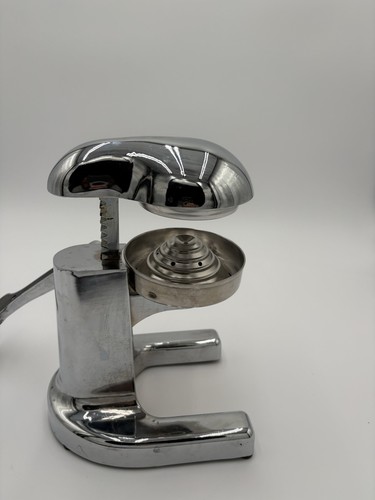 Vtg Metrokane Mighty OJ Manual Juicer Squeezer Silver Chrome Citrus Press - Picture 6 of 7