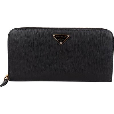 Prada Vitello Move Zip Around Wallet Portemonnaie Geldbörse