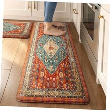 Boho Kitchen Rugs Sets of 2 Boho Kitchen Mats for Floor Washable Kitchen