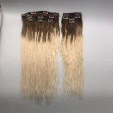 RichHair 100 Human Hair Clip-In Hair Extension 10 Inch Multi Color