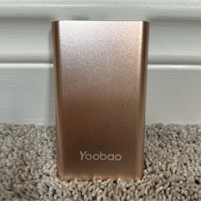 Yoobao KJ02 8000 mAh Portable USB Power Bank Battery Pack Charger Rose Gold