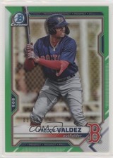 2021 Bowman Draft Chrome Green Refractor 89/99 Freddy Valdez #BDC-96 01wi