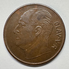 1960 Norway 5 Ore - Coin #C-095