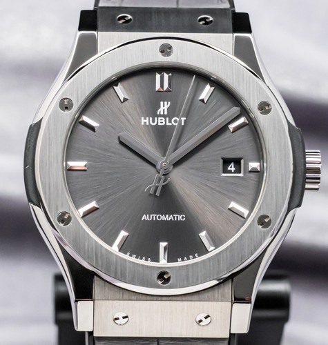 Hublot Classic Fusion Titanium Racing 44mm WARRANTY Gray Dial 542.NX.7071.LR