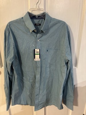 Izod Men s Long Sleeve Shirt NWT Large Advantage Performance 
