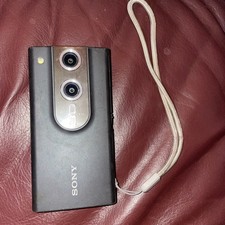 Sony Bloggie 3D MHS-FS3 HD Camera Black Tested Works 