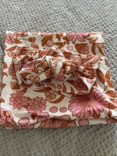 Floral Newborn Swaddle With Head Band