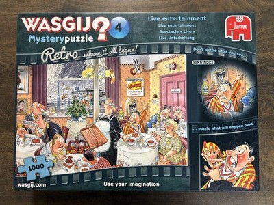 Jumbo - Wasgij Retro Mystery 4 - Live Entertainment - 1000 Piece Jigsaw Puzzle