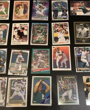 BASEBALL PAST AND PRESENT ATHLETICS. LOT OF 24. Mark Mcgwire SEE DESCRIPTION.