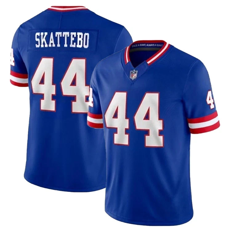 Men's Giants #44 Cam Skattebo  2025 Game All Stitched Player Jersey All Size-NWT