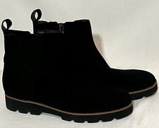 Vionic Womens Bootie Sz 9 Black Suede Boots