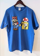 2002 Nintendo Super Mario Bros 3 T-Shirt, Delta Tag Size Large Vintage