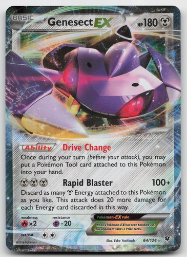 Genesect EX Ultra Rare XY - Fates Collide 64/124 NM - Picture 1 of 2