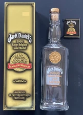 Jack Daniels 1905 GOLD MEDAL  750ml empty bottle/stopper/box/unregistered tag