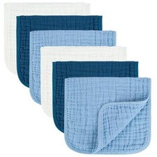 Baby Burp Cloths 100 Cotton Newborn Muslin Burp Cloths 10x20 inches Baby Ess...