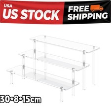 3-Layer Acrylic Display Stand For Cupcakes, Perfume, Dolls Blind Boxes