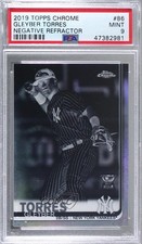 2019 Topps Chrome Negative Refractor Gleyber Torres #86 0c6