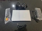 Sony PlayStation 2 PS2 Slim Silver Console Complete. Tested Working Read