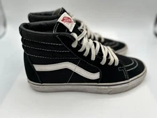 Vans Sk8 High Athletic Shoes Men's Sz 7.5 Black White Lace Up Running 500714
