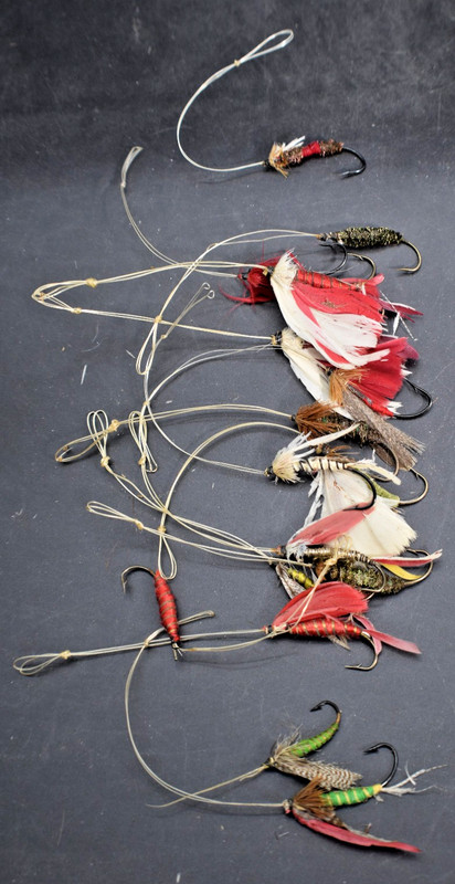 ~15 Old Vintage Hand Wrapped Flies