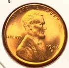 1946-S Lincoln Wheat Cent Penny GEM RED BU From an Original Bank Roll