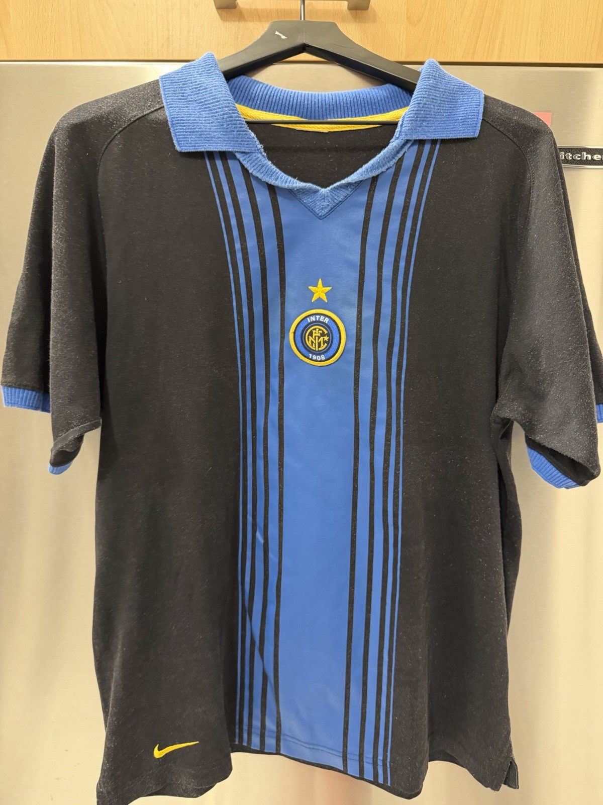 Vintage Nike Inter Milan Soccer Jersey Size Large