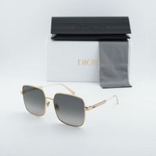New Dior DIORCANNAGE S1U B0A1 Gold/Grey Gradient 59-18-140 Sunglasses