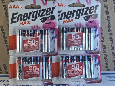 Energizer Max AAA - Alkaline Batteries (4-Packs of 6) (24 Batteries Total)