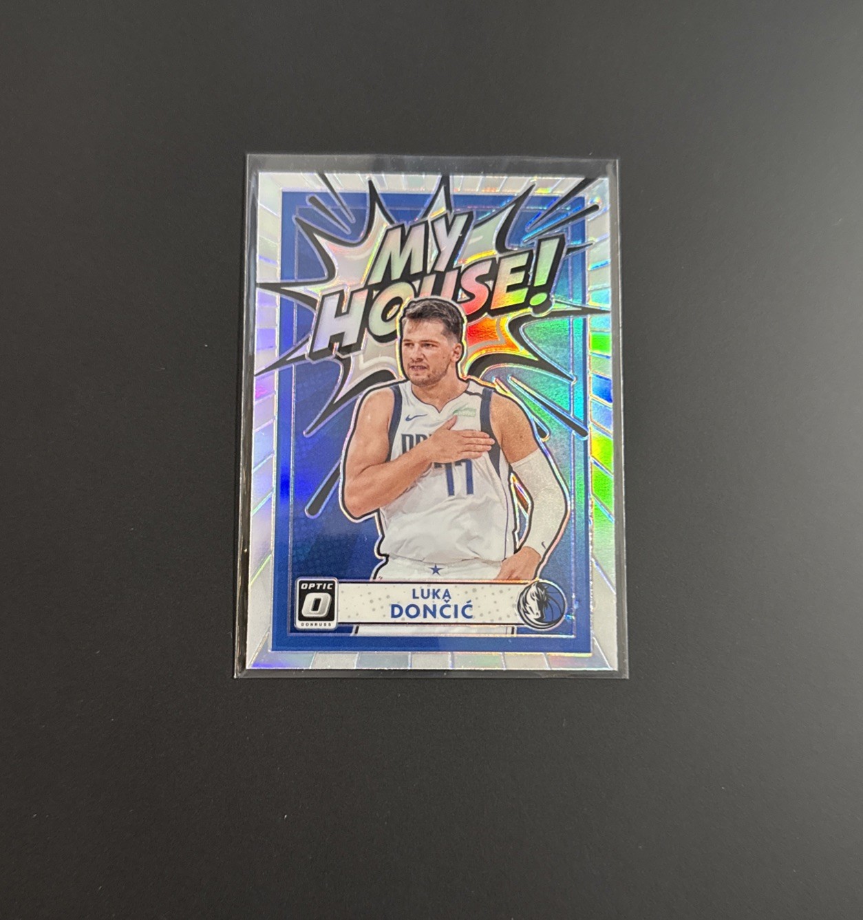 2020-21 Donruss Optic My House Silver Prizm Luka Doncic #13 Holo Mavericks