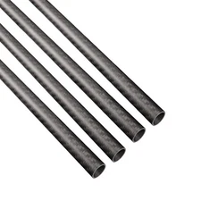 330mm 8mm x 10mm x Carbon Fiber Tubes Matte Surface 8X10X330MM, Black 