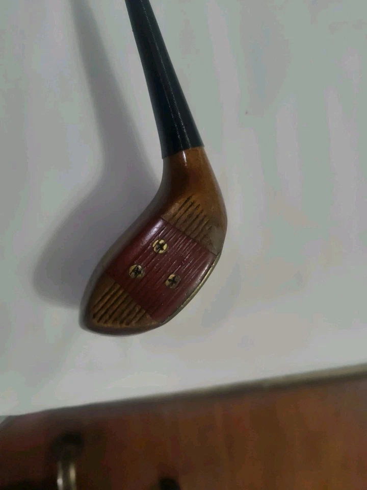 SUPERB VINTAGE SPALDING TOP FLIGHT WOODS #1,2,3 TOURNAMENT MODEL DYNAMIC STEEL - Image 4 of 4