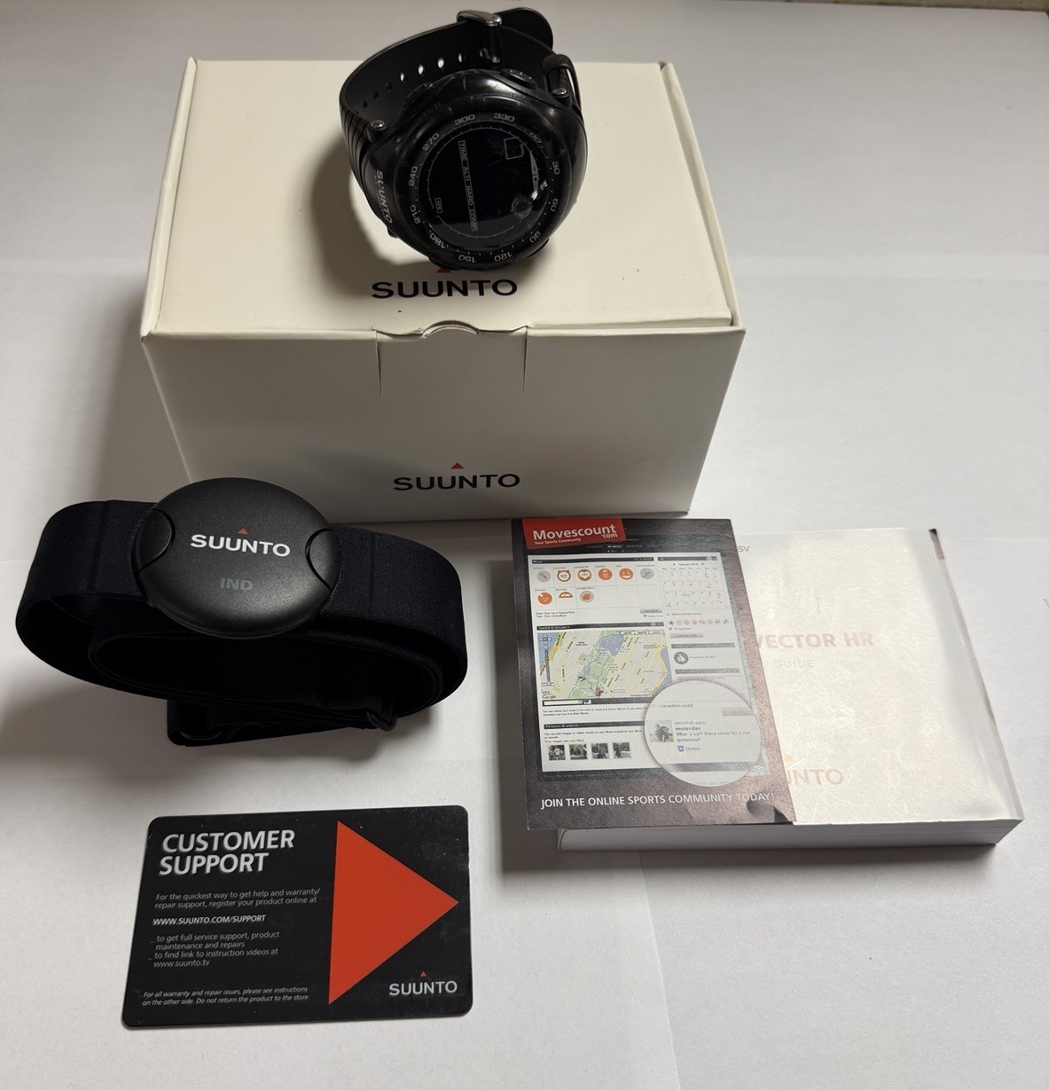 Suunto Vector HR BLACK Sports Watch/Battery change required
