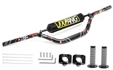 Universal 1 1/8" 28mm Dirt Bike Handlebars 6063 Aluminum,Upgraded Style B-Black