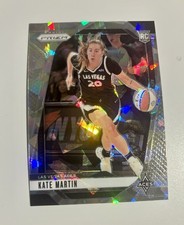 KATE MARTIN ROOKIE ICE PRIZM #126 RC PRIZM CRACKED ICE IOWA HAWKEYES LV ACES