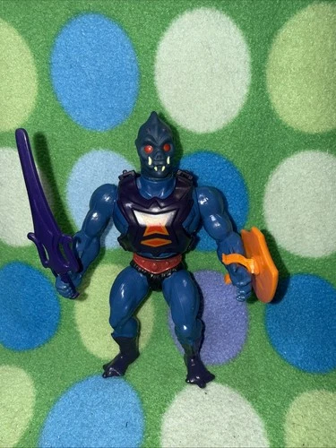Vintage 1981 Masters Of The Universe Webstor Action Figure He-Man Works