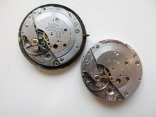PUW cal. 261 vintage 21 jewels watch movements 2 pcs - for parts