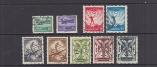 Hungary 1933 Air Set. SG 554 562. Cat £250