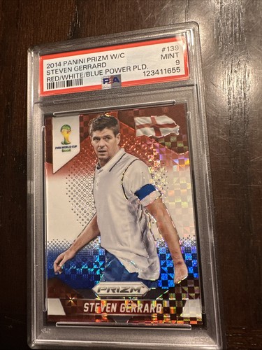 Steven Gerrard #S-SN 2014 Panini Prizm World Cup Signatures card