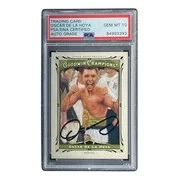 Tarjeta firmada por Oscar De La Hoya 2013 UD Goodwin Champions #130 PSA/DNA gema 10 Foto 3 de 4