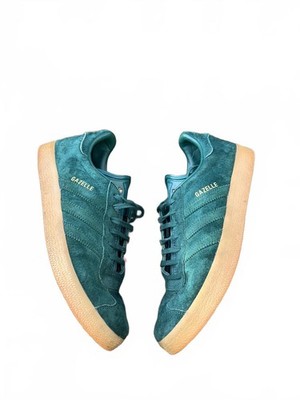 Adidas Gazelle Herren Sneaker Gr. 9 - Grün Wildleder