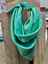 Wild Rag Western Scarves Solid Green Mint Cowboy Scarf Beautiful 36  x36  