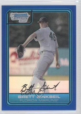 2006 Bowman Draft Chrome Picks Blue Refractor 172/199 Brett Sinkbeil #DP65 0a1